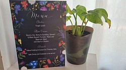 Wedding Menus made from Correx Board