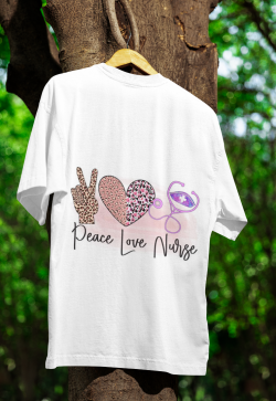 Peace Love Nurse T-shirts